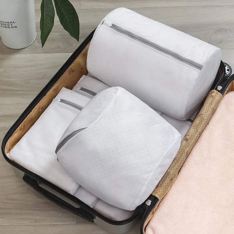 Protective Mesh Shoe Washing Bag with Zipper