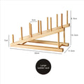 Bamboo Multi-Purpose Kitchen Organizer Rack
