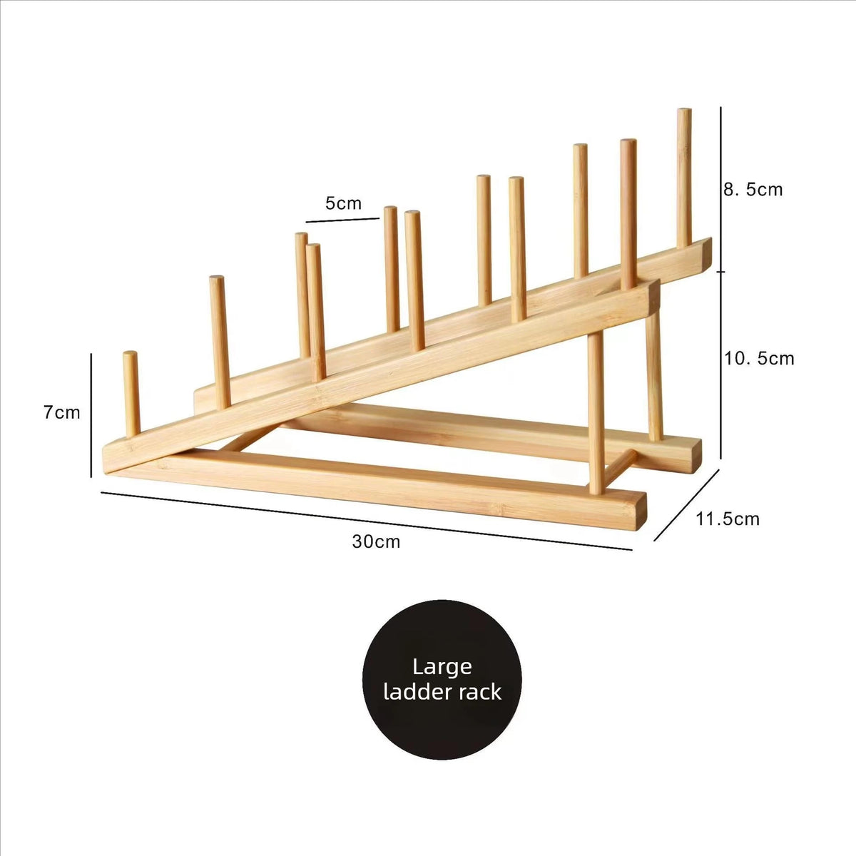 Bamboo Multi-Purpose Kitchen Organizer Rack