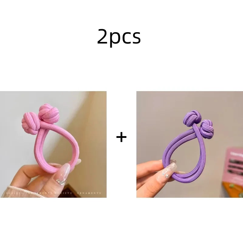 High-Elasticity Everyday Hair Tie Set