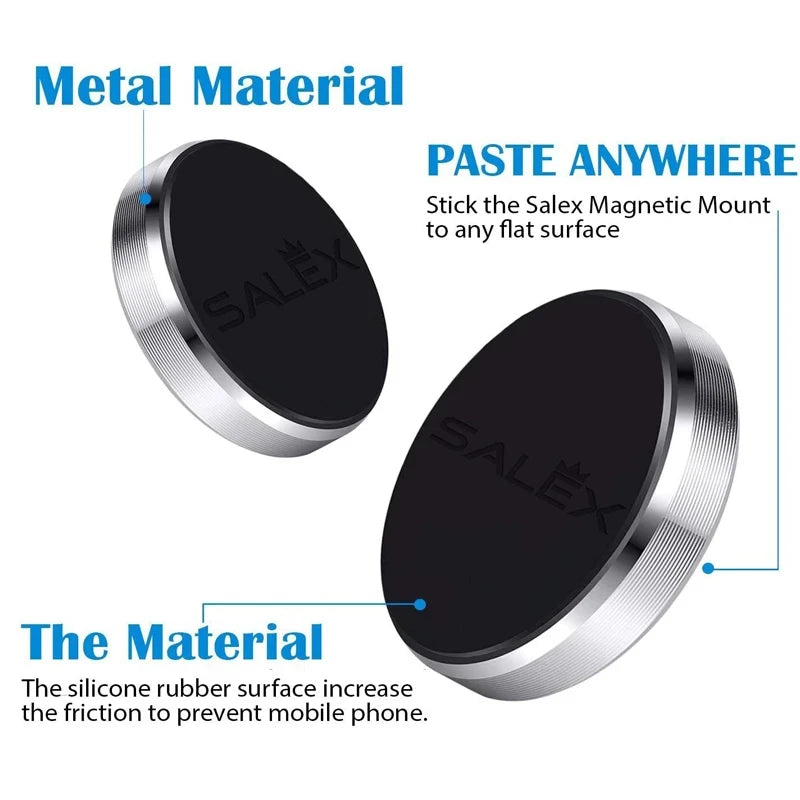 Magnetic Car Phone Holder – 360° Compact Mount