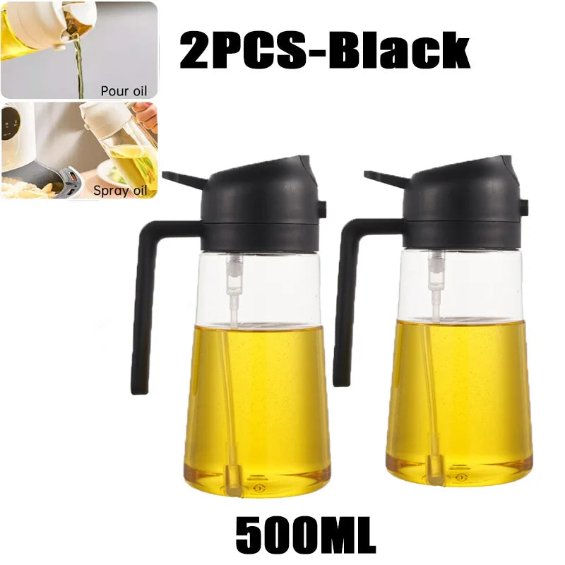 2-in-1 Oil Spray & Pour Bottle