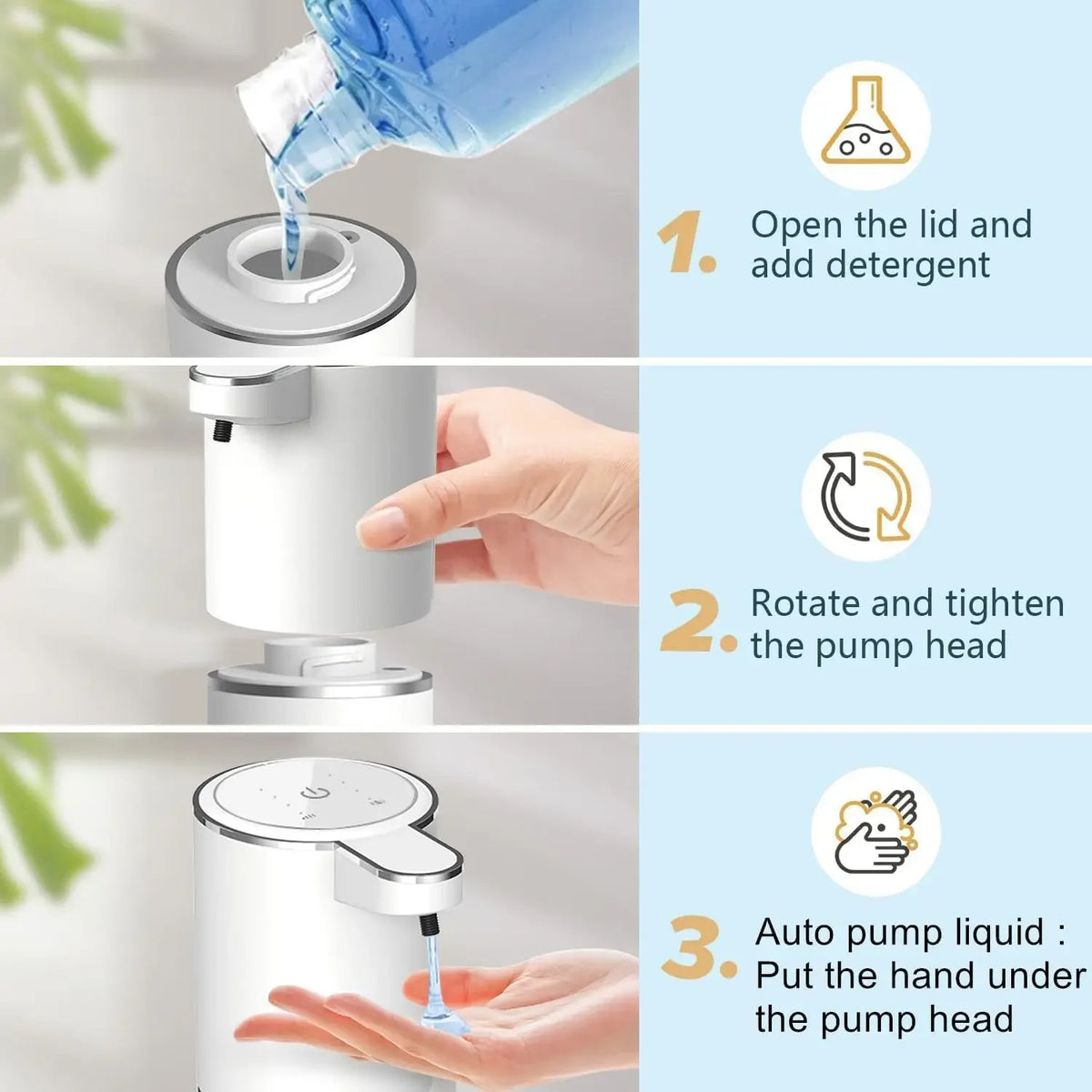 Touchless Automatic Foaming Soap Dispenser