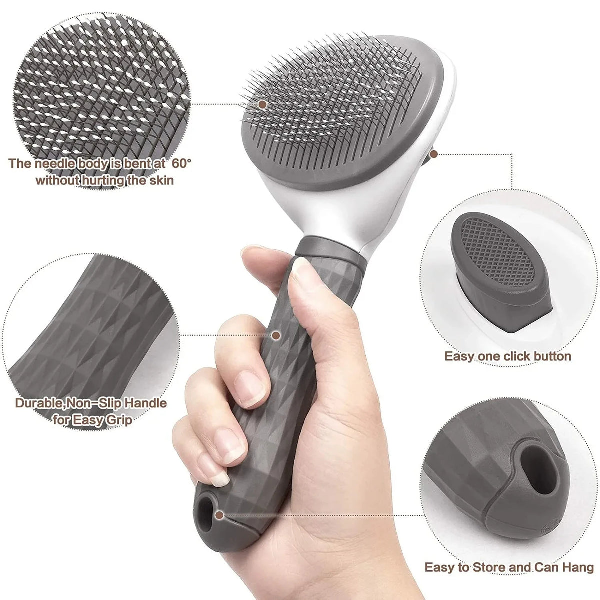 Olnavia Self-Cleaning Pet Grooming Brush