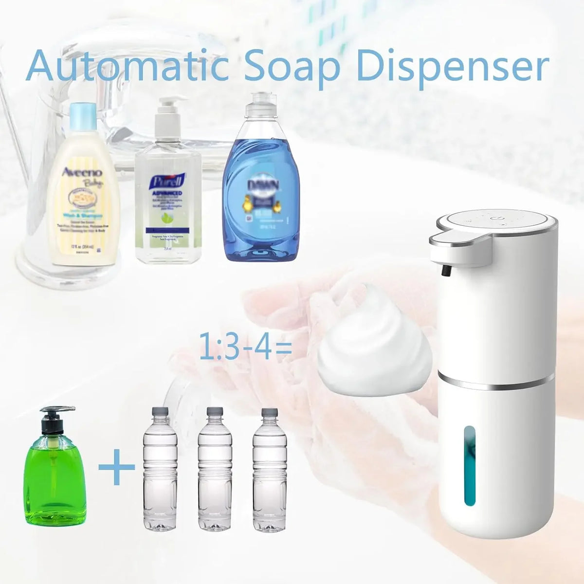 Touchless Automatic Foaming Soap Dispenser