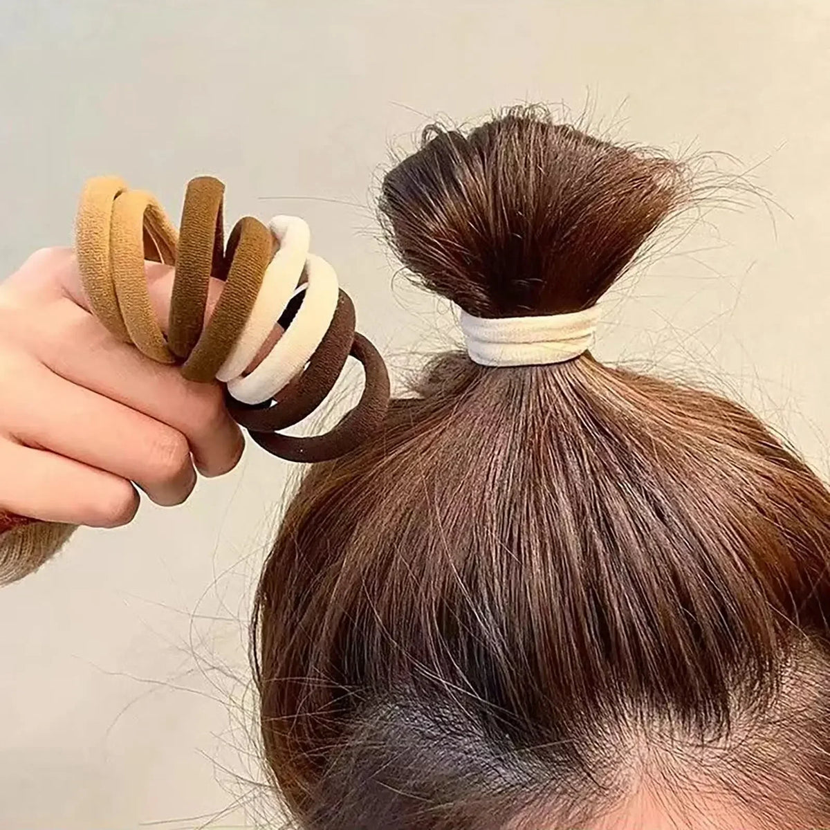 30–200 Piece Everyday Hair Tie Set – Soft & Stretchy