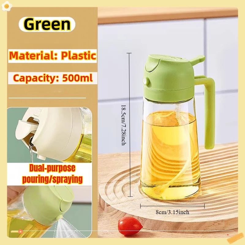 2-in-1 Oil Spray & Pour Bottle
