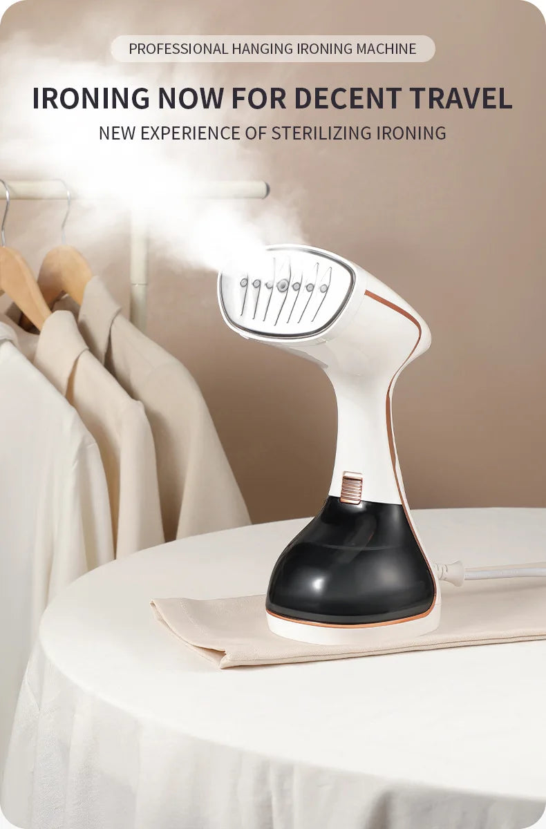 1800W Handheld Garment Steamer with Touchscreen