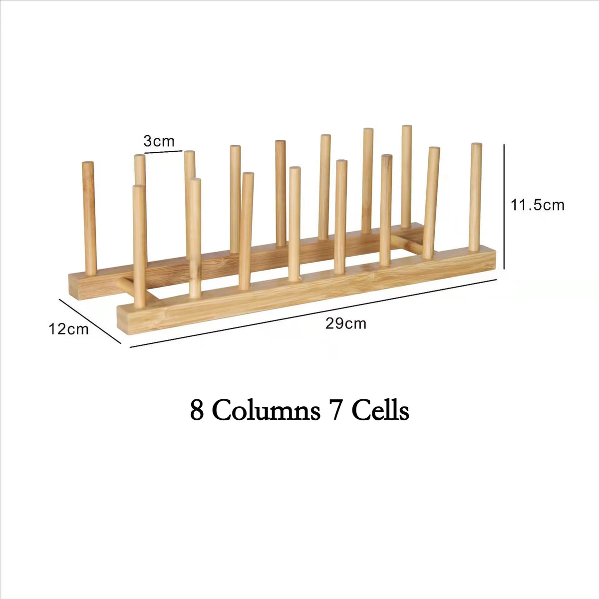 Bamboo Multi-Purpose Kitchen Organizer Rack