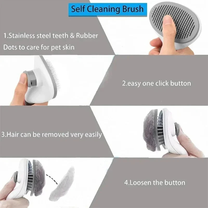 Olnavia Self-Cleaning Pet Grooming Brush