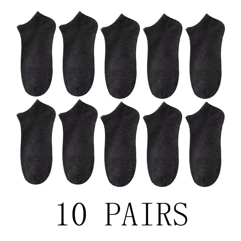 Everyday Comfort Unisex Ankle Socks – 5/10 Pair Pack