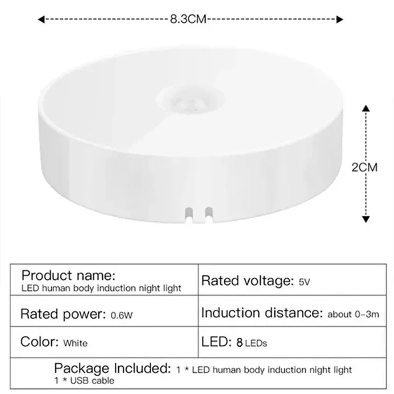 Rechargeable Motion Sensor LED Night Ligh