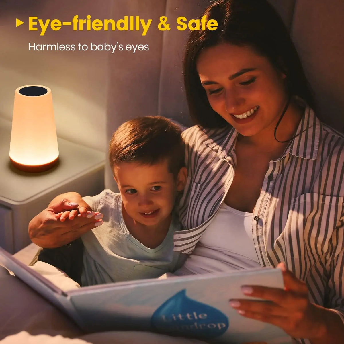 Rechargeable 13-Color RGB Touch Night Light