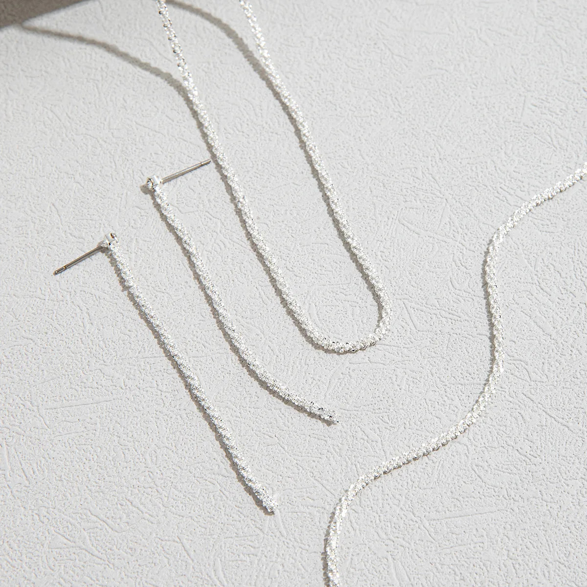 Celestial Silver Necklace & Bracelet Set