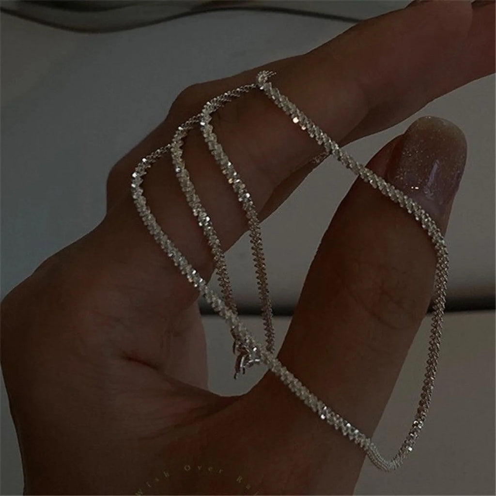 Celestial Silver Necklace & Bracelet Set
