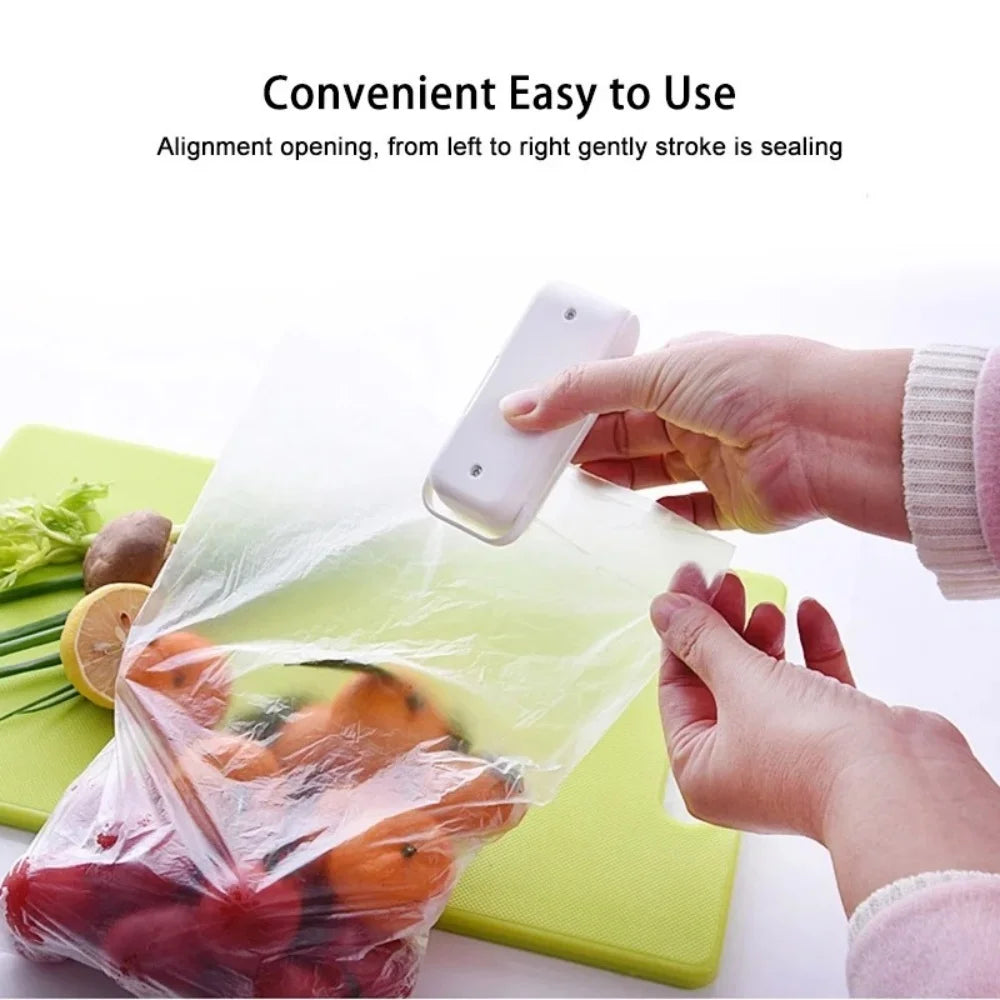 Portable Mini Heat Bag Sealer for Food & Snacks