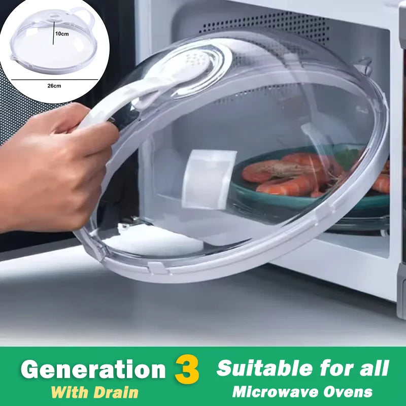 Microwave Food Splash Guard with Steam Vent