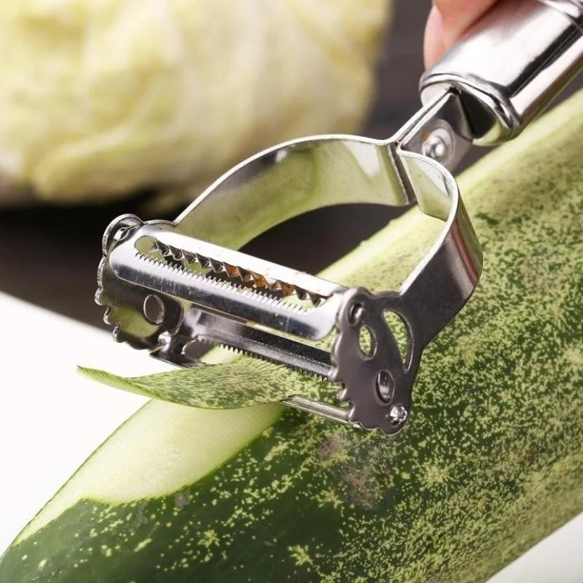 Stainless Steel Julienne Vegetable Peeler & Slicer
