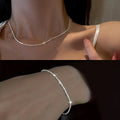 Celestial Silver Necklace & Bracelet Set
