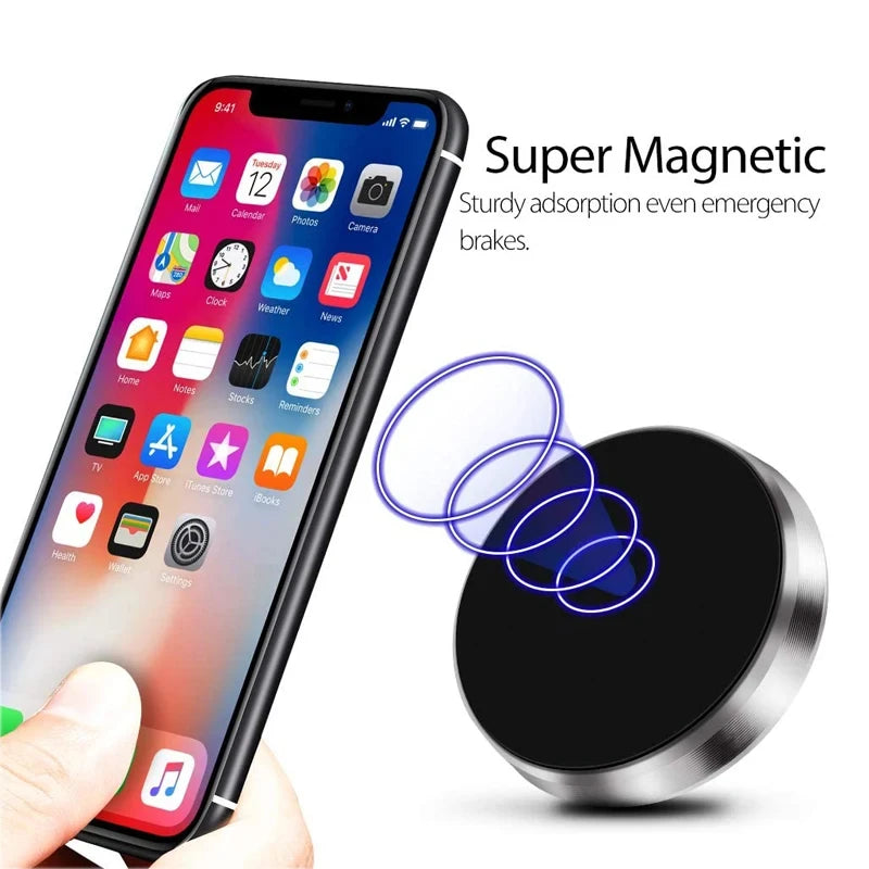 Magnetic Car Phone Holder – 360° Compact Mount