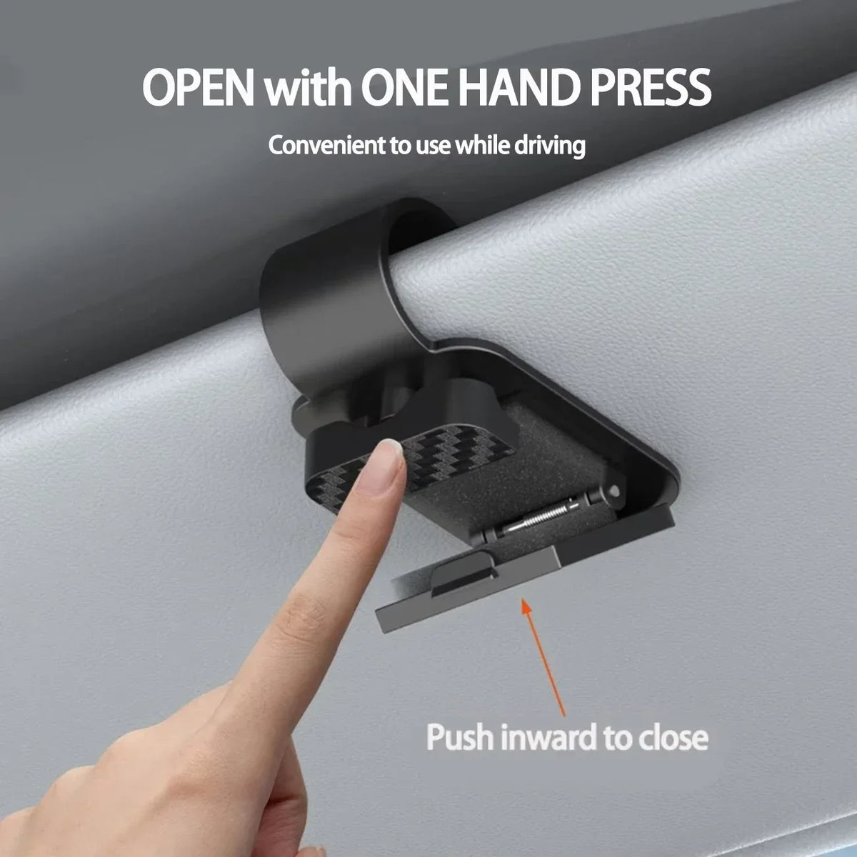 Magnetic Car Visor Sunglasses Holder