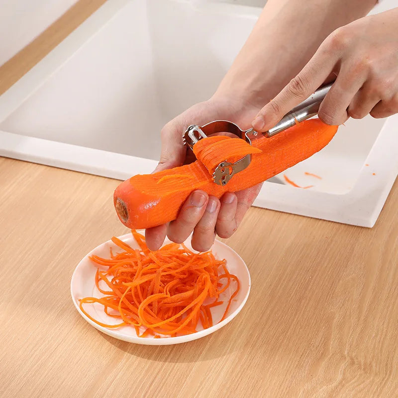 Stainless Steel Julienne Vegetable Peeler & Slicer