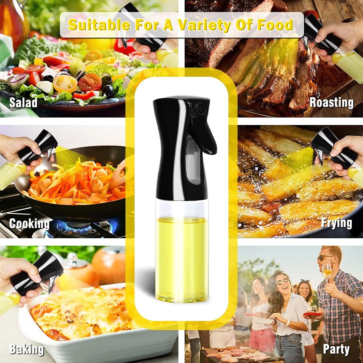 2-in-1 Oil Spray & Pour Bottle