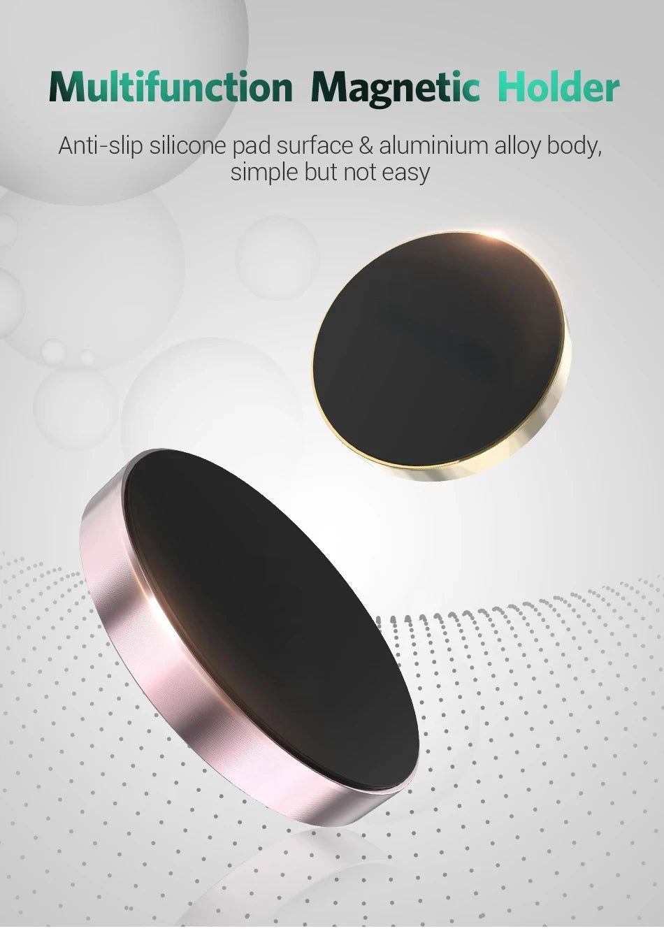 Magnetic Car Phone Holder – 360° Compact Mount