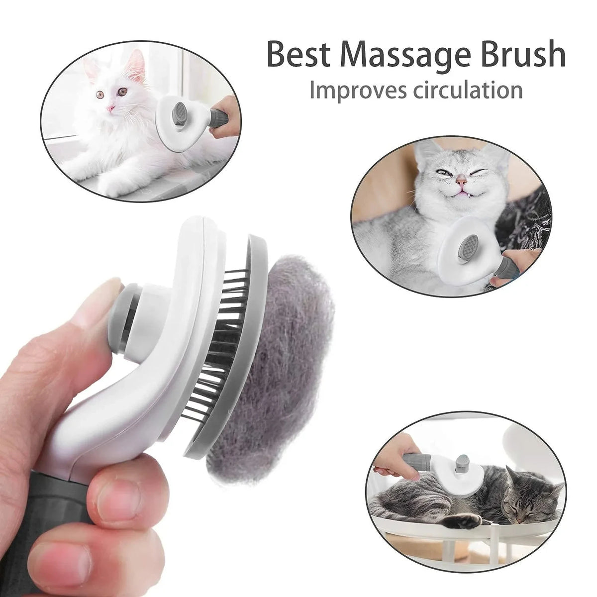 Olnavia Self-Cleaning Pet Grooming Brush