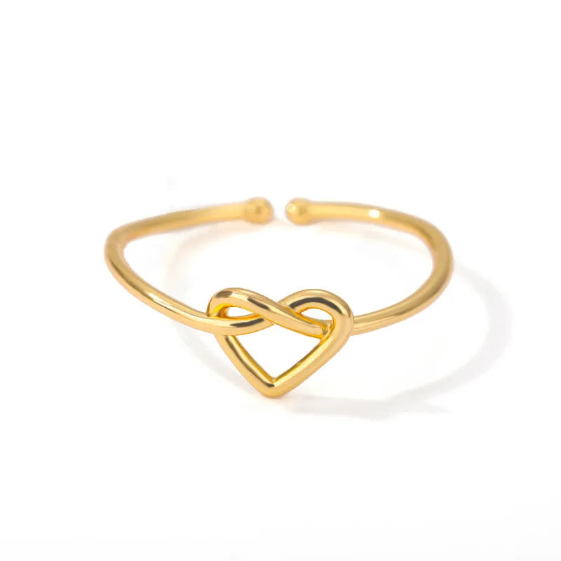 Gold Adjustable Statement Ring for Women – 316L Stainless Steel