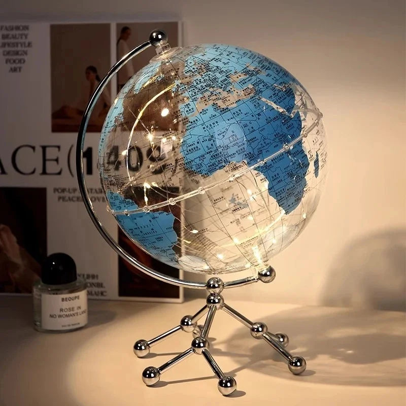 Luxury Globe & Sailboat Decorative Sculpture