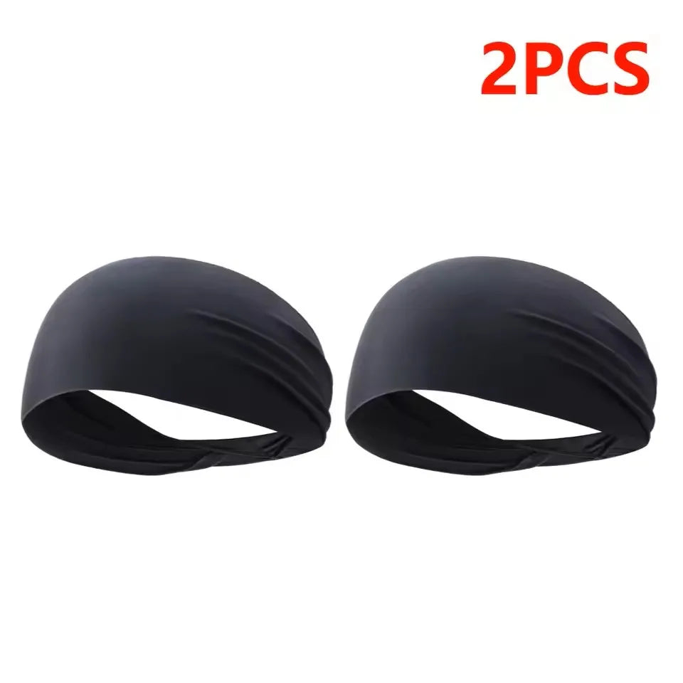 5-Pack Quick-Dry Sports Headbands – Breathable & Non-Slip