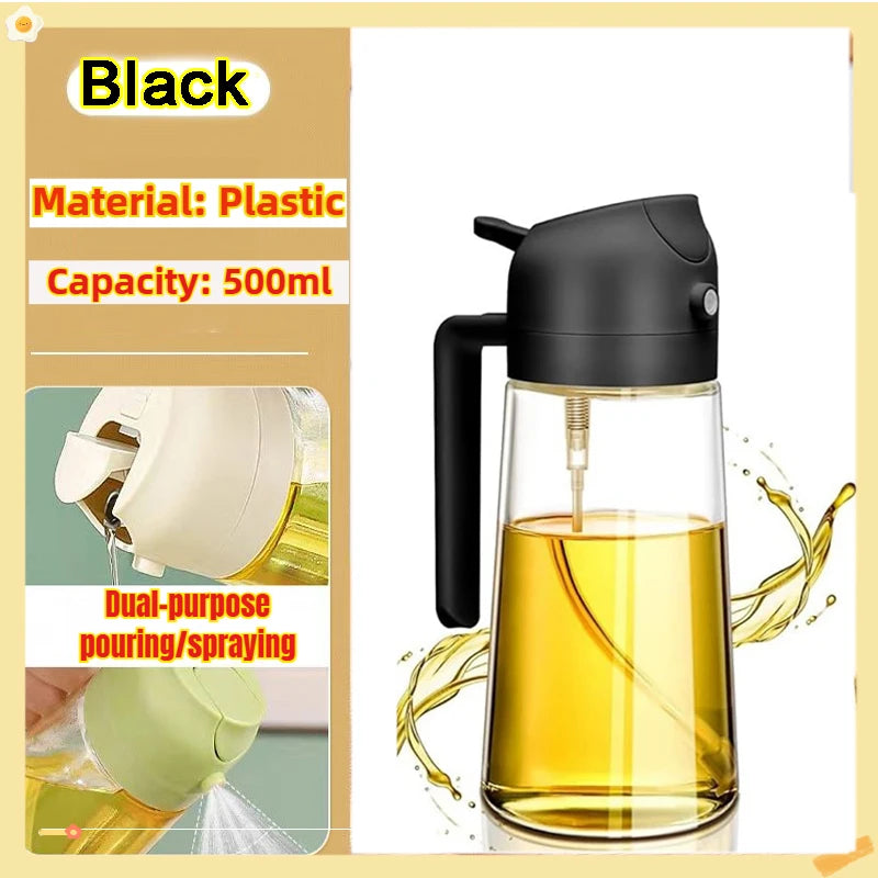2-in-1 Oil Spray & Pour Bottle