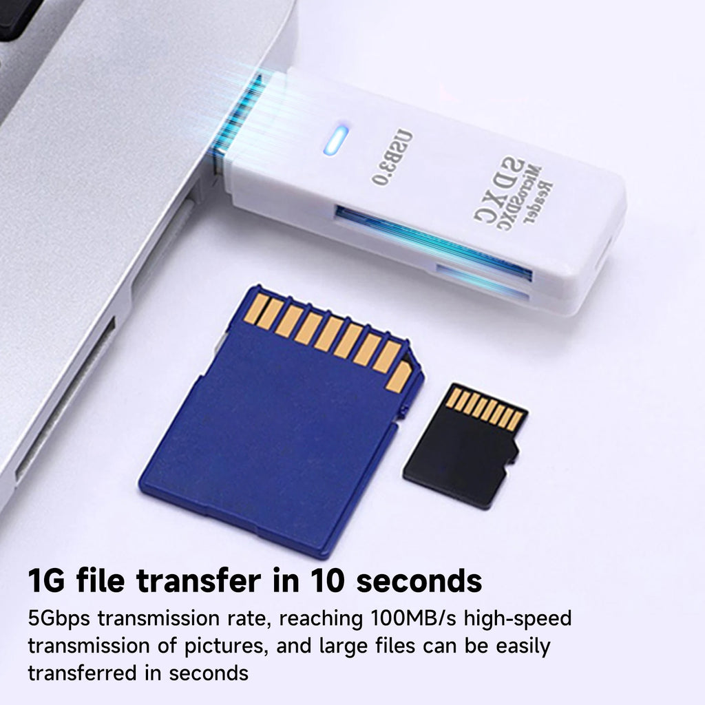 2-in-1 USB 3.0 SD & MicroSD Card Reader