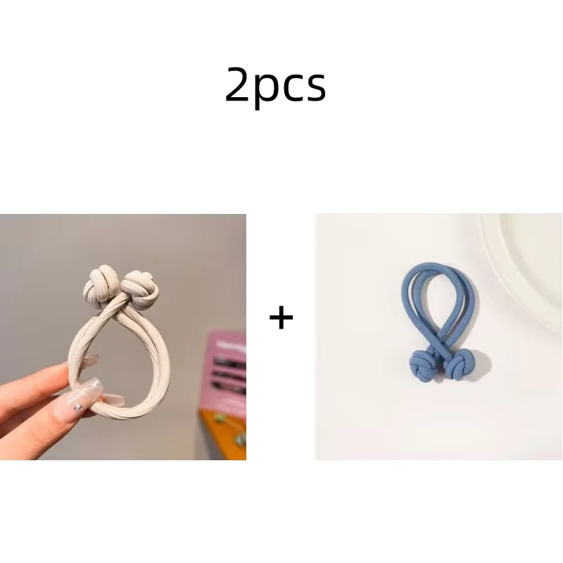 High-Elasticity Everyday Hair Tie Set