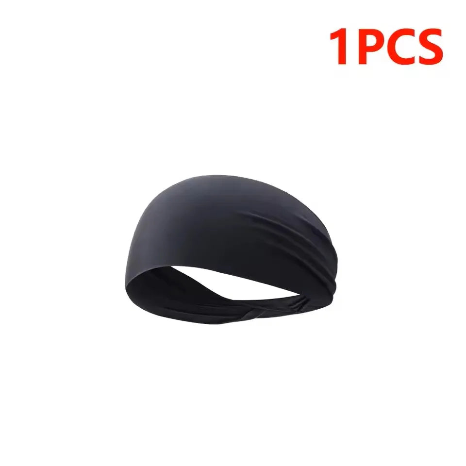 5-Pack Quick-Dry Sports Headbands – Breathable & Non-Slip