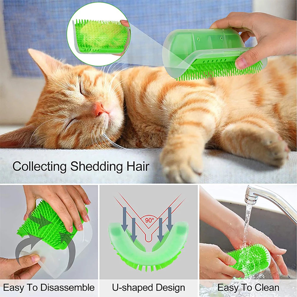 Olnavia Cat Corner Grooming & Self-Massage Brush