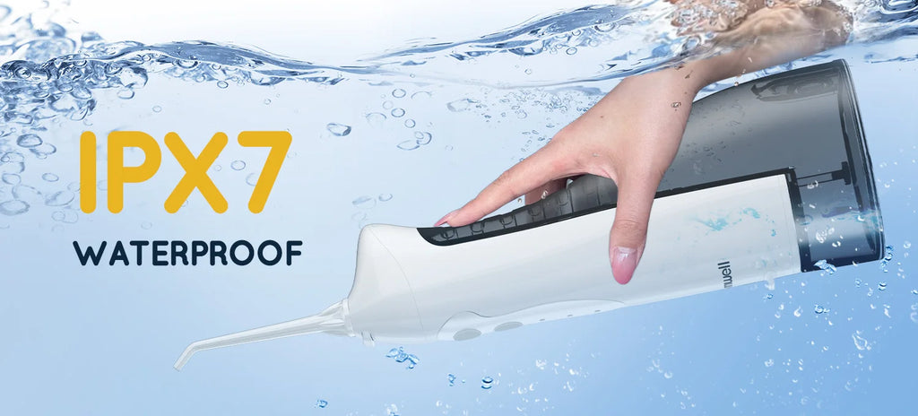 Portable Cordless Water Flosser – 3 Modes & 6 Jet Tips
