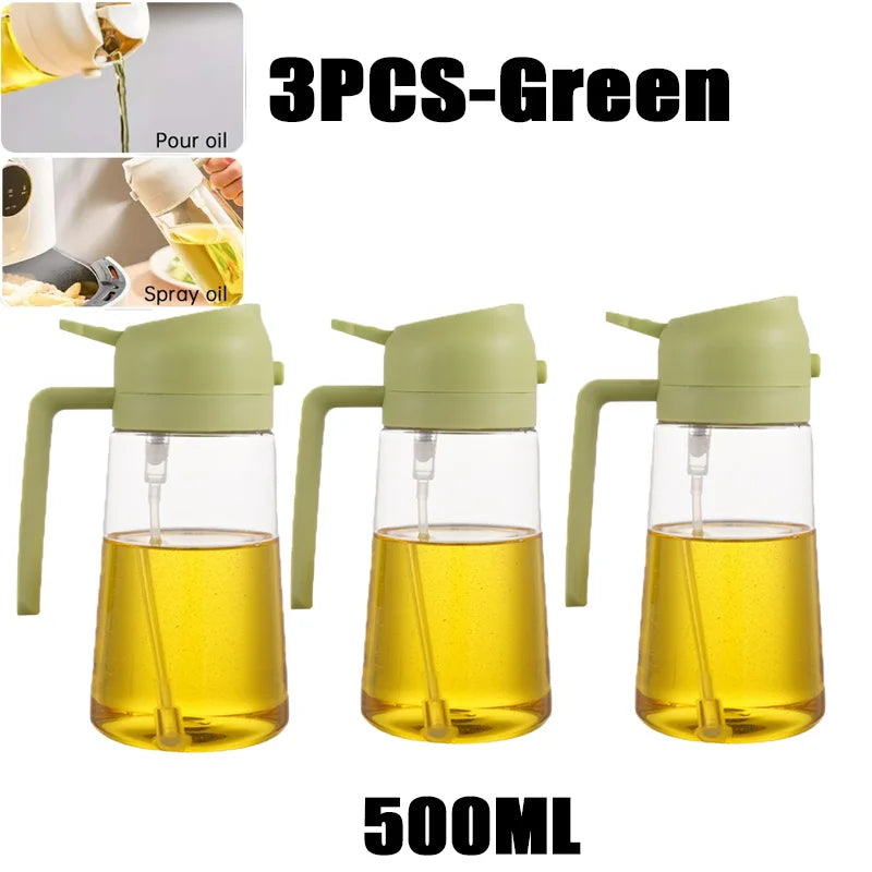 2-in-1 Oil Spray & Pour Bottle