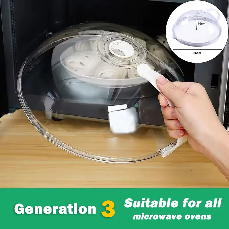 Microwave Food Splash Guard with Steam Vent
