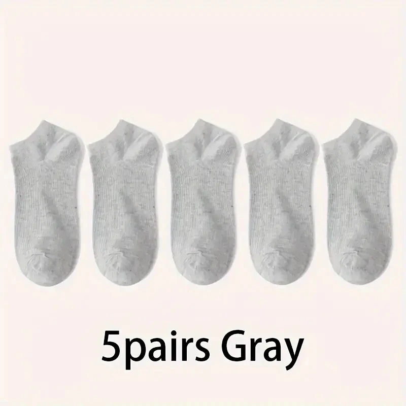 Everyday Comfort Unisex Ankle Socks – 5/10 Pair Pack