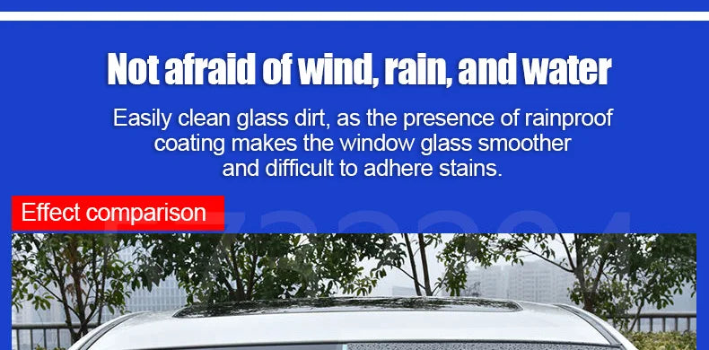 Hydrophobic Rain-Repellent Glass Coating Spray