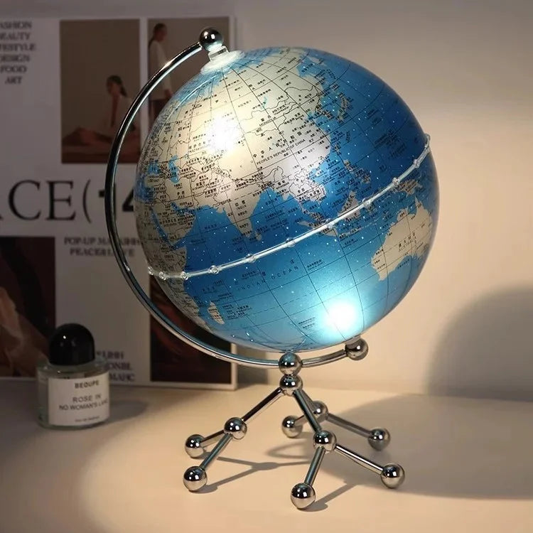 Luxury Globe & Sailboat Decorative Sculpture