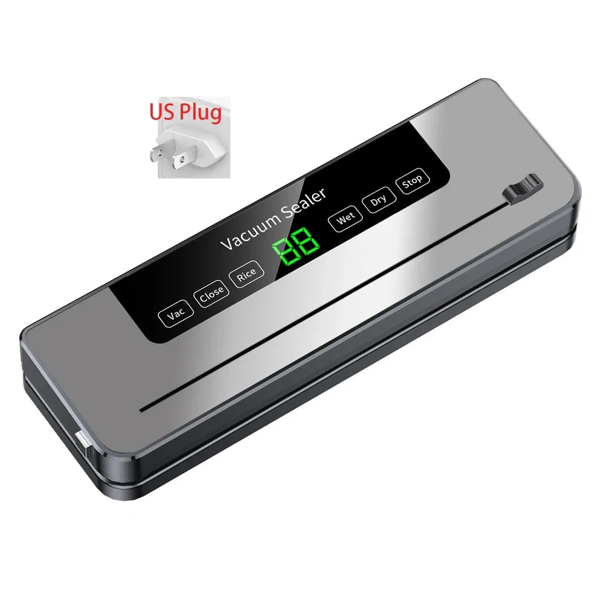 Automatic Vacuum Food Sealer with Built-In Cutter