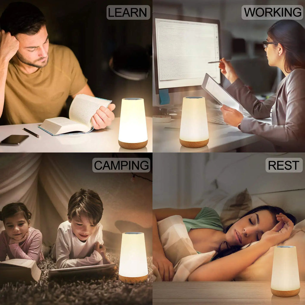 Rechargeable 13-Color RGB Touch Night Light