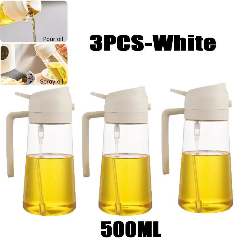 2-in-1 Oil Spray & Pour Bottle