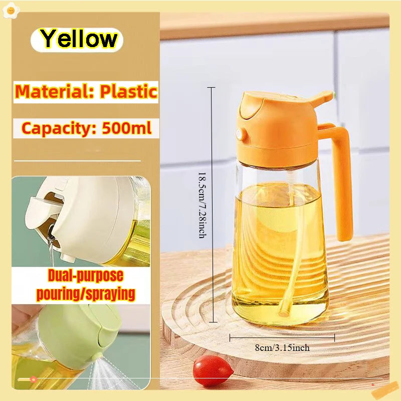 2-in-1 Oil Spray & Pour Bottle