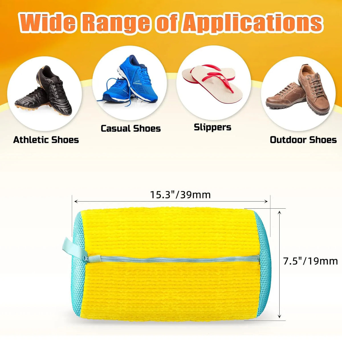 Reusable Shoe Washing Bag for Washing Machine