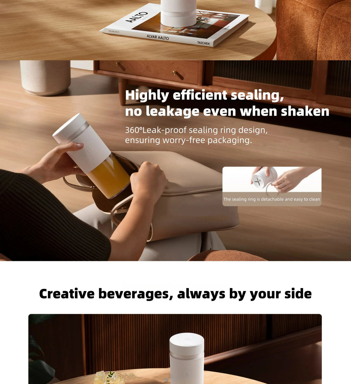 Portable USB Rechargeable Blender & Smoothie Maker